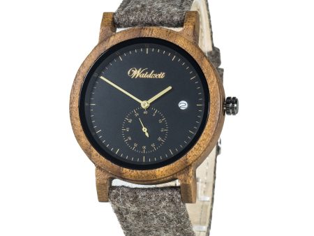 Waidzeit Maximilian Men Black with loden strap For Discount