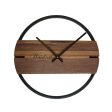 Waidzeit Wall Clock Novum walnut on Sale