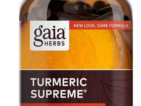 Gaia, Turmeric Supreme Extra Strength - 482mg 60 Capsules on Sale