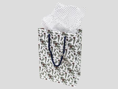 PINE CONE SPRUCE GIFT BAG For Sale