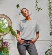 B-Relaxed Crop T-Shirt Grey For Discount