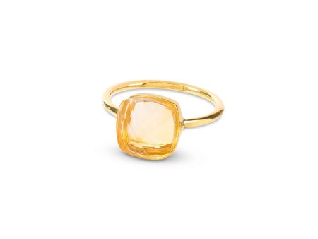 Sophia Citrine Gold Ring Cheap