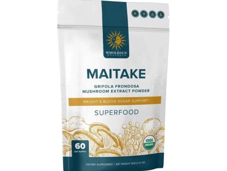 Wholesun Wellness -Maitake (Certified Organic) Mushroom Extract Powder Online Sale