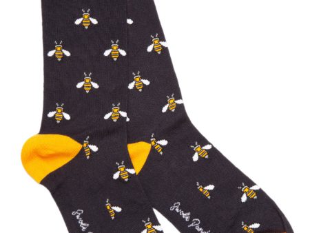 Navy Bumblebee Bamboo Socks Online Sale