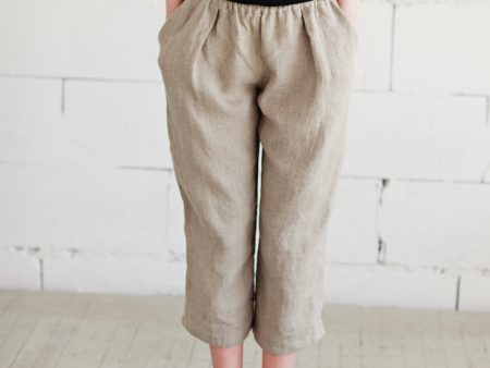 100% Linen Comfy Trousers Online Hot Sale