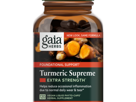 Gaia, Turmeric Supreme Extra Strength - 482mg 120Capsules Sale