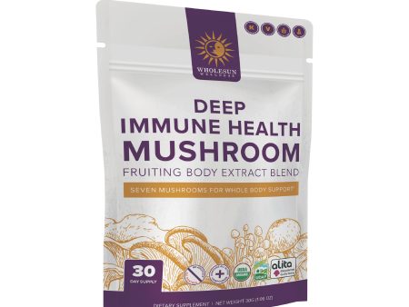 Wholesun Wellness - Deep Immune Health (Certified Organic) Mushroom Extract Blend Cheap