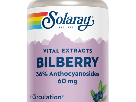 Bilberry Extract - 60mg 60 Capsules Hot on Sale