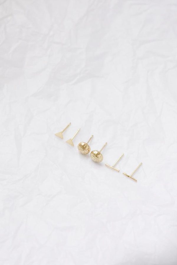 9ct Gold Mix and Match Stud Set [1] For Discount