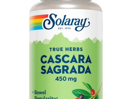 Cascara Sagrada Bark - 450mg 100 Capsules Fashion