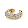 Capri Crystal Cuff - Gold Hot on Sale