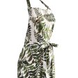 Fern Printed Linen Apron Online