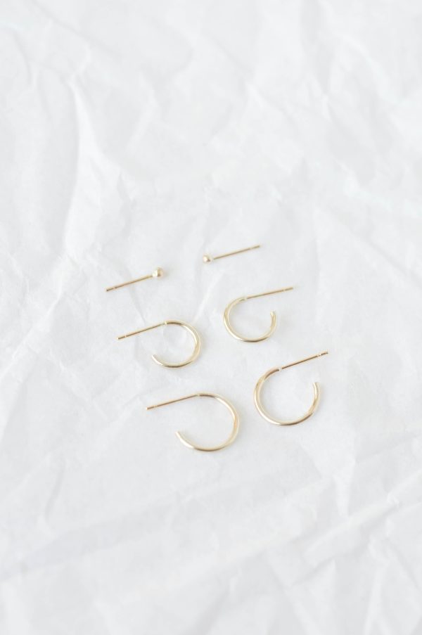 9ct Gold Mix and Match Hoop Set Sale