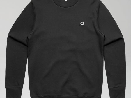 black crew neck sweatshirt For Cheap