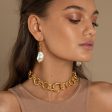 Amadeus Daphne Thick Gold Chain Choker Necklace Online Hot Sale