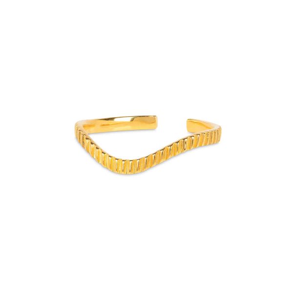 Bloom Gold Stacking Ring (adjustable) Online now