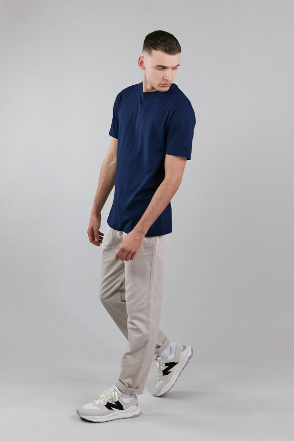 navy low carbon t-shirt Sale