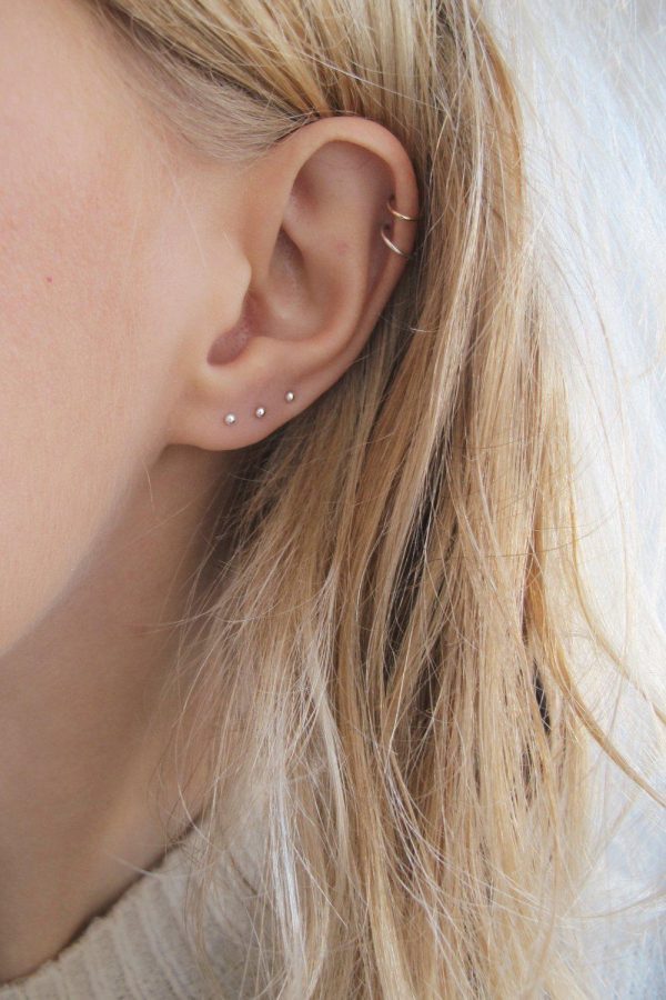 Silver Tiny Studs Fashion