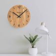 Waidzeit Wall Clock Tempus Oak Online Hot Sale