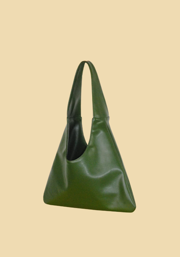 Agave Triangular Tote | Green on Sale