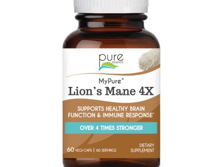 MyPure™ Lion s Mane 4X - 60Vegi-Caps For Discount