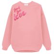 FOOL FOR LOVE Oversized Sweatshirt For Cheap