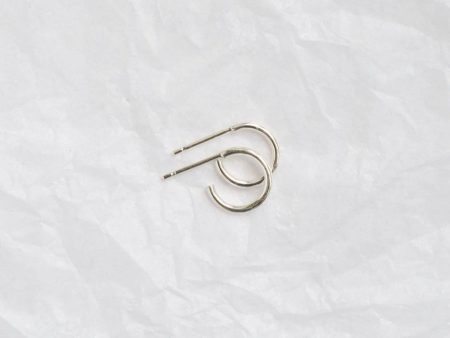 Silver Micro Delicate Hoop Earrings on Sale