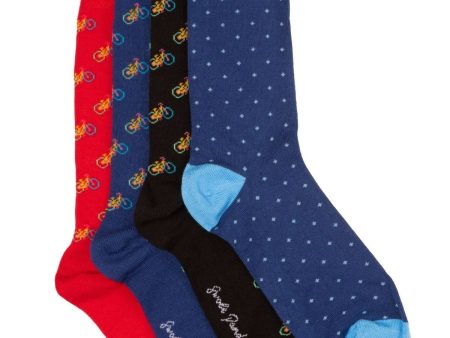 Bicycle Sock Bundle - Four Pairs Online Sale