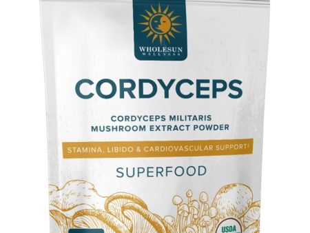 Wholesun Wellness - Cordyceps (Certified Organic) Mushroom Extract Powder on Sale