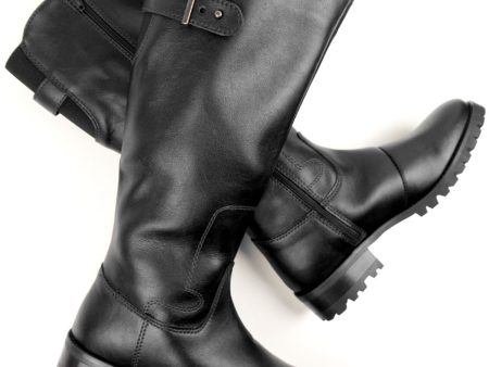 Deep Tread Knee Length Boots For Sale