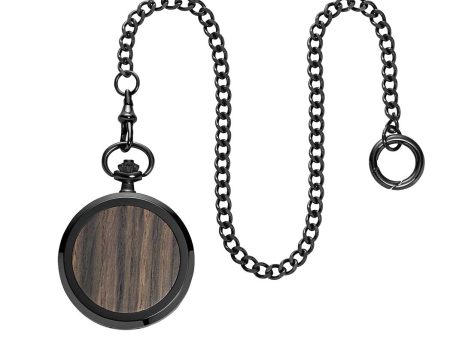 Waidzeit Franz Theodor Skeleton pocket watch black on Sale