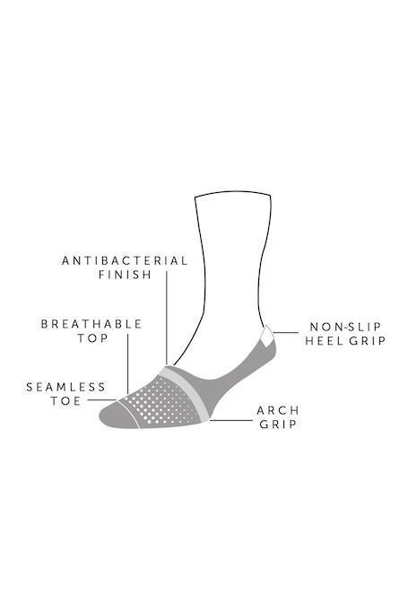 Black  No-Show  Bamboo Socks For Discount