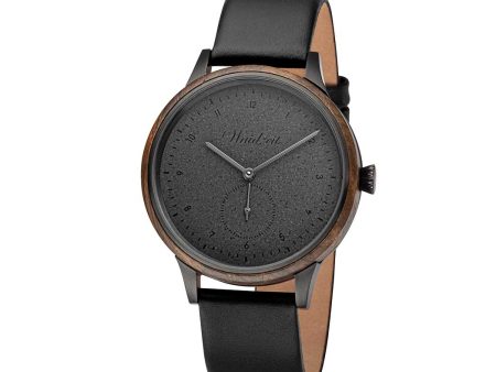 Waidzeit Mystic Black leather strap, Unisex Online Sale