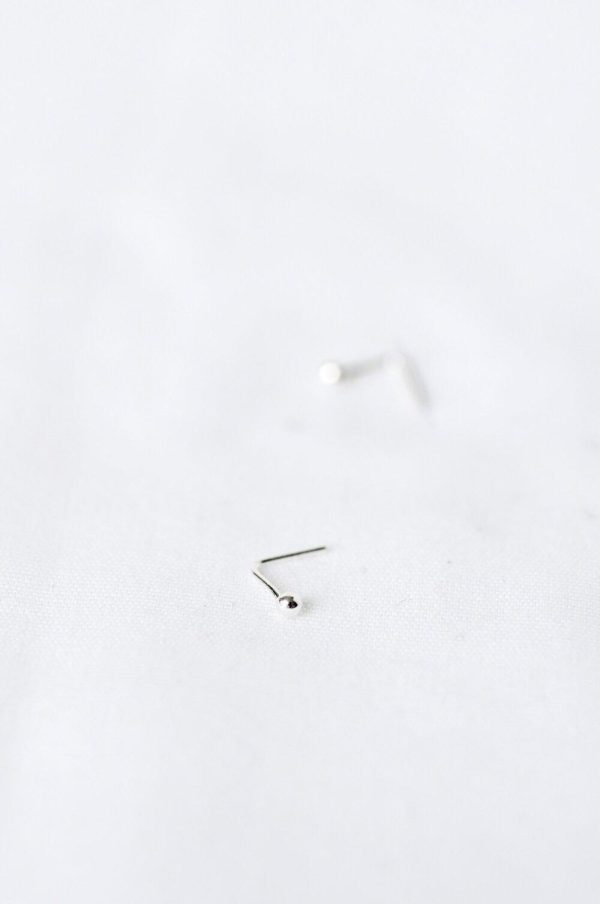 Silver Very Delicate Cartilage Stud Online now