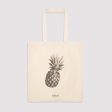 Pineapple Recycled Cotton Tote Bag | Natural Fashion