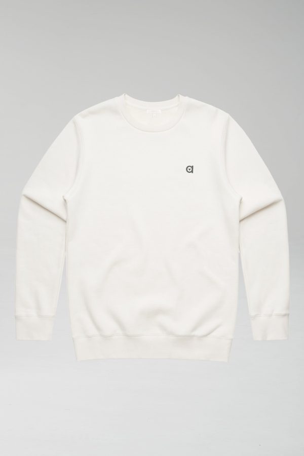 off white crew neck sweatshirt Hot on Sale