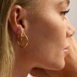 Venus Gold Hoop Earrings Hot on Sale