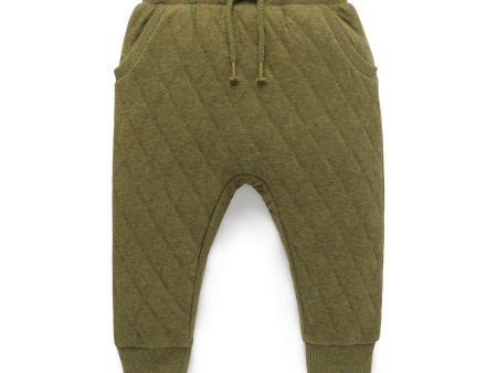 Willow melange quilted track pants Discount