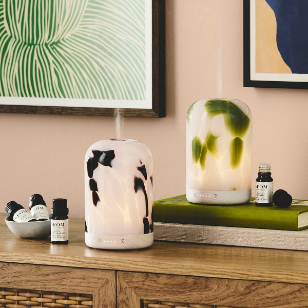 Wellbeing Pod Essential Oil Diffuser With Mocha Glass Cover - 3 Pin Plug Supply