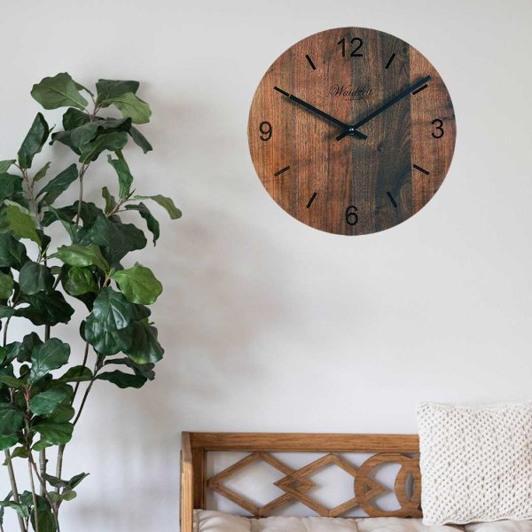 Waidzeit Wall Clock Tempus Walnut Online Sale