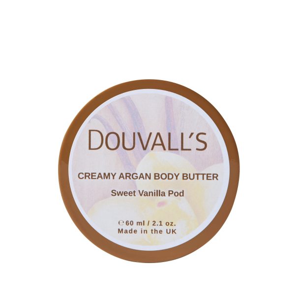 Organic Creamy Argan Body Butter 60ml NEW FORMULA Five scents available on Sale