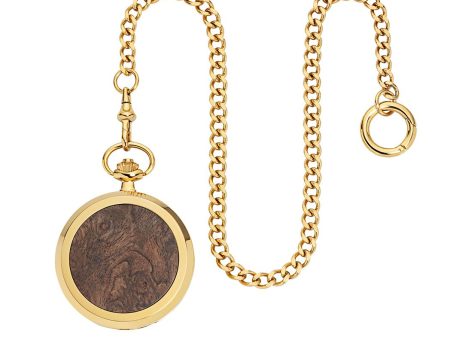 Waidzeit Franz Rudolf Skeleton pocket watch gold For Cheap