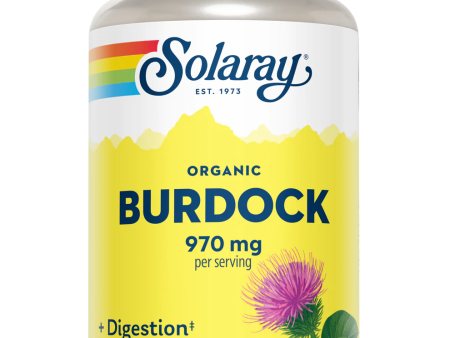 Burdock Root Organic - 485mg 100 Capsules Supply