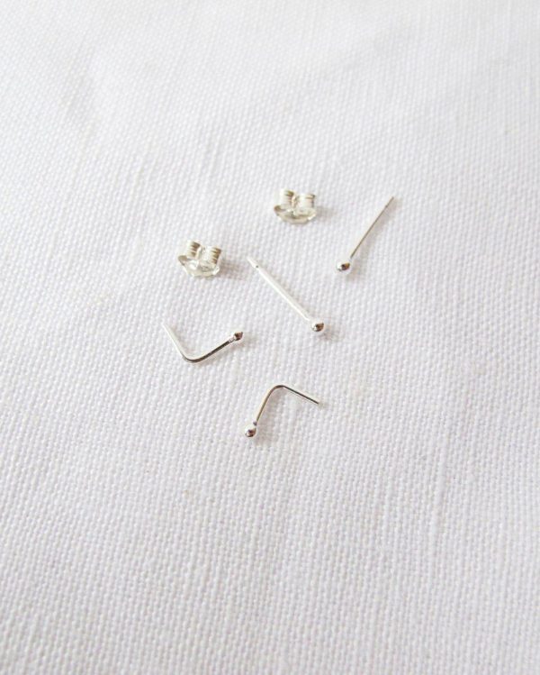 Silver Very Delicate Cartilage Stud Online now