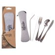 5 piece travellers cutlery set For Discount