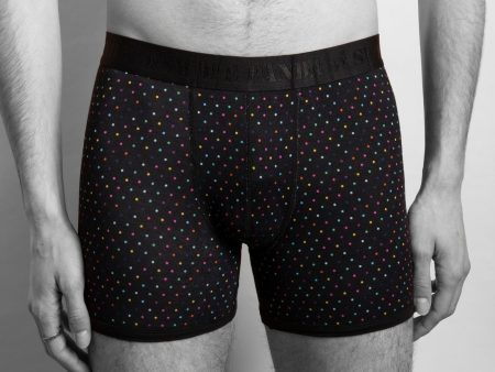 Swole Panda Bamboo Boxers - Multi-Coloured Dots Online Sale