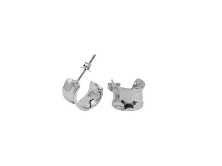 Milos Earrings - Silver Hot on Sale