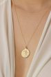 9ct Gold Saint Christopher Medallion Necklace Online Hot Sale