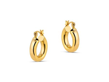 Lola Chubby Round Hoop Earrings For Discount