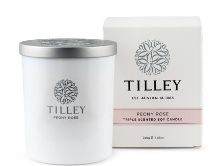 Tilley peony rose candle Online Hot Sale